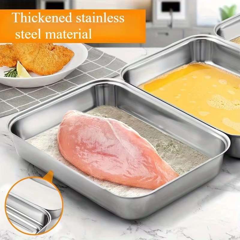 3-Piece Stainless Steel Food C - Food Storage Meals review and price