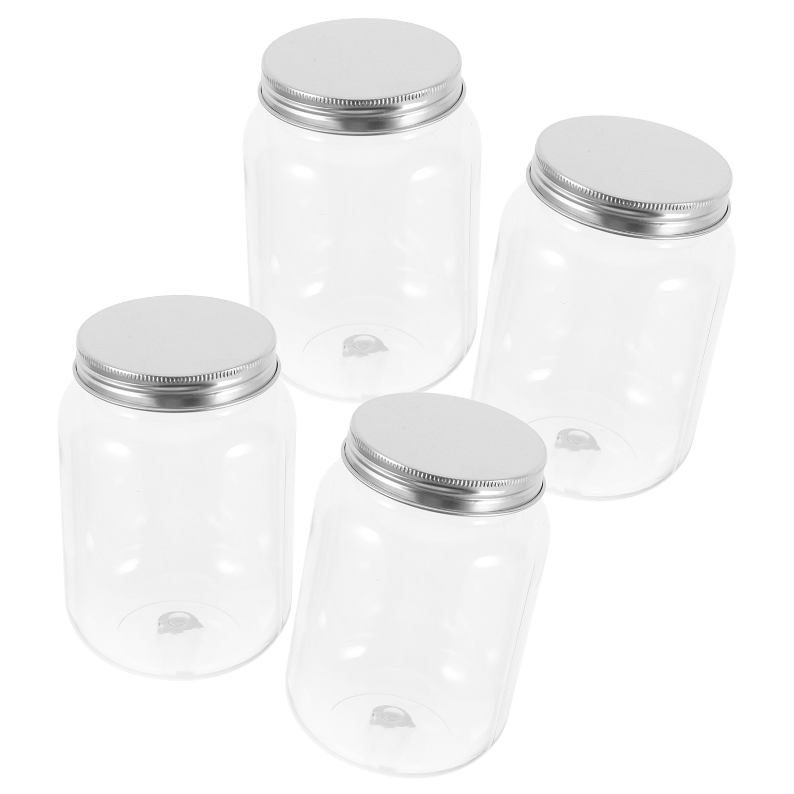 4Pcs Clear Plastic Jars Airtig - Food Storage Containers review and price
