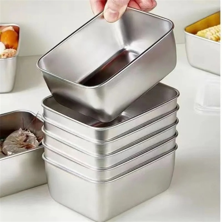 1/3/5pcs Stainless Steel Food  - Food Storage Oven Safe review and price