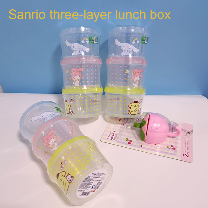 Kitty Bento Box Set 3 Pieces C - Food Storage Oven Safe review and price